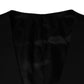 Dolce & Gabbana Black Wool Waistcoat Dress Formal Vest