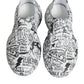 Dolce & Gabbana White Black Graffiti Daymaster Sneakers Shoes