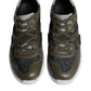 Dolce & Gabbana Multicolor Canvas Leather Low Top Sneaker Shoes