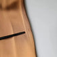Emporio Armani Brown Satin Long Sleeves Wrap Sheath Mini Dress