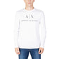 Armani Exchange White Cotton Long Sleeve T-Shirt