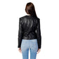 Armani Exchange Black Polyester Leather Jacket