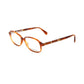 Ermenegildo Zegna Brown Plastic Glasses (Frames)