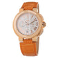 Folli Follie Orange Leather Dress Watch