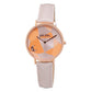 Folli Follie Beige Leather Dress Watch