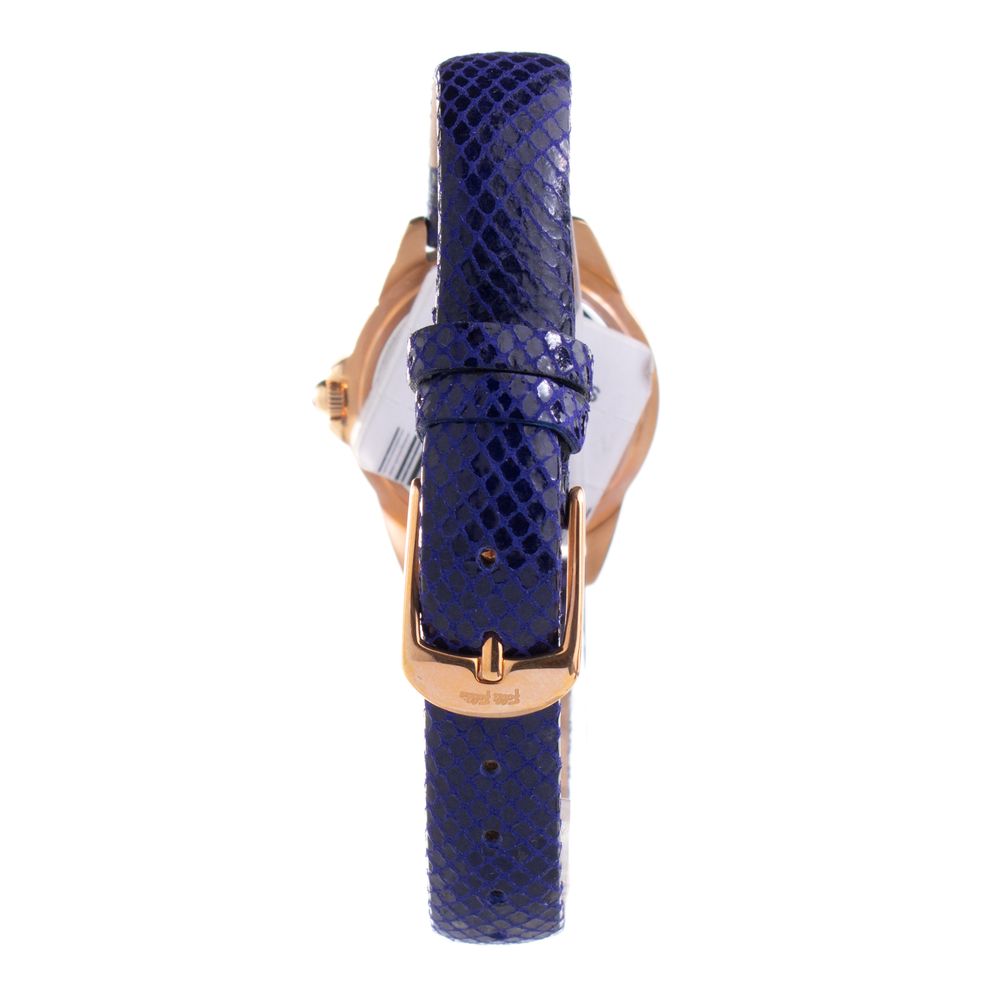 Folli Follie Blue Leather Dress Watch
