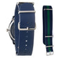 Folli Follie Blue Leather Dress Watch