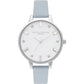 Olivia Burton Blue Artificial Leather Dress Watch