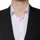 Dolce & Gabbana Black Wool 3 Piece Slim Fit Formal Men Suit