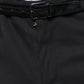Dolce & Gabbana Black Wool Men Formal Dress Pants