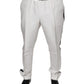 Dolce & Gabbana White Polyester Formal Dress Pants