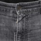 Dolce & Gabbana Dark Gray Tattered Cotton Skinny Denim Jeans