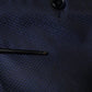 Dolce & Gabbana Blue Polyester Formal Tuxedo Pants