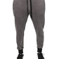 Dolce & Gabbana Gray Cotton Jogger Jogging Pants