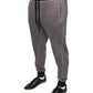 Dolce & Gabbana Gray Cotton Jogger Jogging Pants