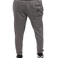 Dolce & Gabbana Gray Cotton Jogger Jogging Pants