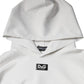 Dolce & Gabbana White D&G Logo Hooded Men Sweatshirt Sweater
