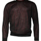 Dolce & Gabbana Maroon Polyester Crew Neck Pullover Sweater