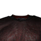 Dolce & Gabbana Maroon Polyester Crew Neck Pullover Sweater