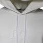 Dolce & Gabbana White DG Logo Hooded Men Sweatshirt Sweater
