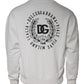 Dolce & Gabbana White Logo Cotton Crew Neck Pullover Sweater