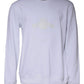 Replay White Embossed Logo Crew Neck Men Sweatshirt Sweater