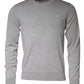 Dolce & Gabbana Light Gray Wool Crew Neck Pullover Sweater