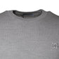 Dolce & Gabbana Light Gray Wool Crew Neck Pullover Sweater