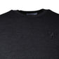 Dolce & Gabbana Dark Gray Wool Crew Neck Pullover Sweater