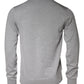 Dolce & Gabbana Light Gray Wool Crew Neck Pullover Sweater