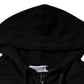 Dolce & Gabbana Black Logo Plaque Hooded Full Zip Sweater