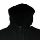 Dolce & Gabbana Black Logo Plaque Hooded Full Zip Sweater