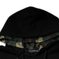 Dolce & Gabbana Black Pocket CottonHooded Sweatshirt Sweater