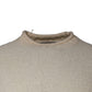 KANGRA Beige Wool Knit Long Sleeve Round Neck Pullover Sweater