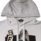 Dolce & Gabbana White Caesar Cotton Hooded Pullover Sweater