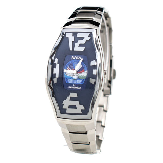 Chronotech Silver Stainless Steel Dress Watch