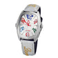 Chronotech Black Leather Dress Watch