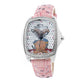 Chronotech Multicolor Leather Dress Watch