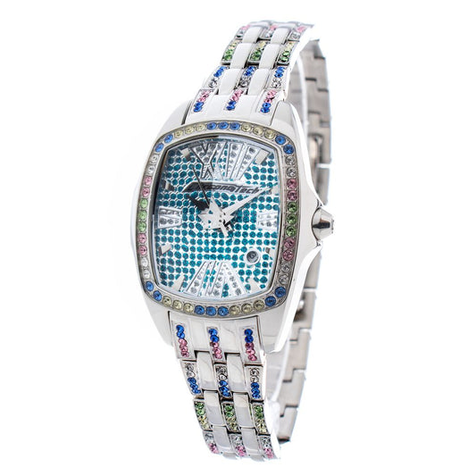 Chronotech Silver Stainless Steel Dress Watch