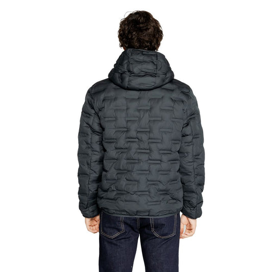 Replay Blue Polyester Full-Length Jacket