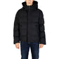 Replay Black Polyamide Coat