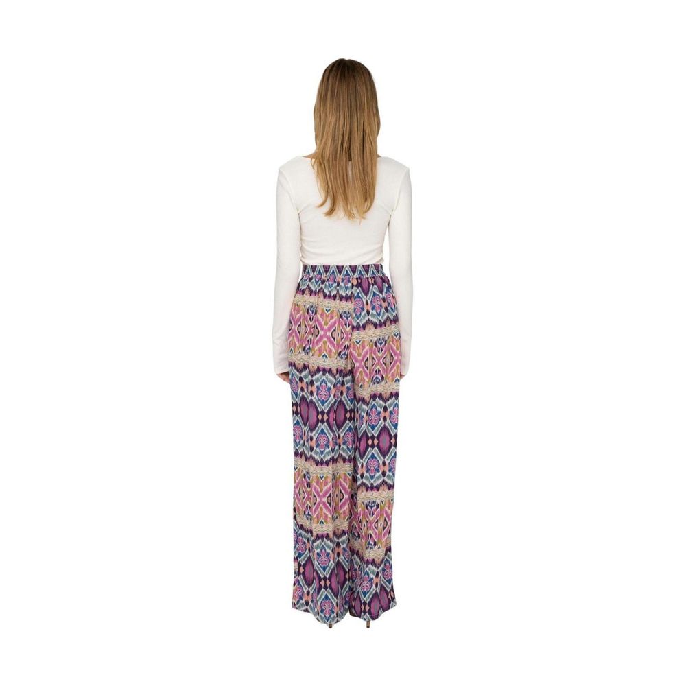 Only Multicolor Recycled Polyester Casual Pants