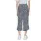 Only Black Viscose Cropped Pants