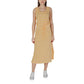 B.Young Bicolor Cotton Long Dress