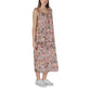 B.Young Multicolor Cotton Long Dress