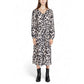 Jacqueline De Yong Gray Viscose Long Dress