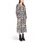 Jacqueline De Yong Gray Viscose Long Dress
