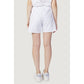 Blauer White Cotton Shorts