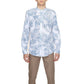Antony Morato Blue Cotton Pattern Shirt