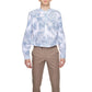 Antony Morato Blue Cotton Pattern Shirt